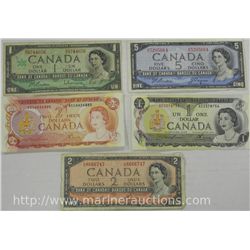 Canadian Banknote Lot. Mixed Denominations and Dates.