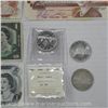 Image 2 : CAN Banknotes and Dollar Lot w/ ICCS Coin. Includes (4) CAN Banknotes, 2 CAN $1's and ICCS CAN $1 He