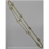 Image 1 : Chic Multi Heart Necklace Yellow Rhodium.