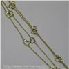 Image 3 : Chic Multi Heart Necklace Yellow Rhodium.