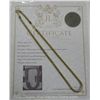 Image 1 : Tiffany Inspired Box Link Necklace with 18kt Gold Plating.