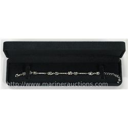 Simone Didel' Swarovski Element Bracelet with Various Cuts of Stones Lobster Clasp.