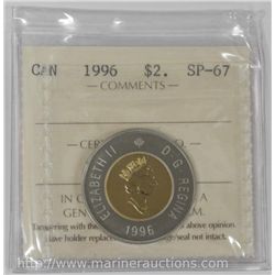 CAN ICCS 1996 $2 - Coin.