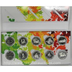 Lot of 10 CAN Dollars - Mixed Dates.