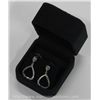 Image 3 : Chic - Tear Drop Earring with Swarovski Stud Back.