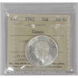 CAN ICCS 1942 50-Cent Cameo - Coin.