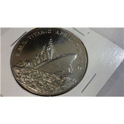 Republic of Somaliland 5 Dollar Titanic Anniversary Coin