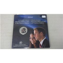 2011 William and Kate 25 Cents Wedding Coin
