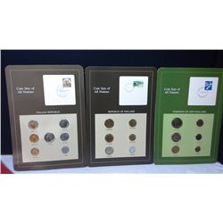 Italian, Finland & New Zealand Coin Sets From the 1970's and 1980's