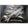 Image 1 : GREY BIN OF WRENCHES & CRESCENT WRENCHES