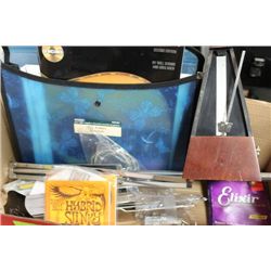BOX W/ MUSIC STAND, METRONOME