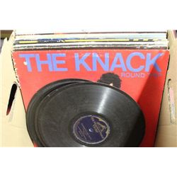 BOX OF LP RECORDS, 1950'S-60'S