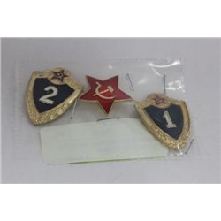 RUSSIAN COMMUNIST MILITARY BADGES: ON CHOICE