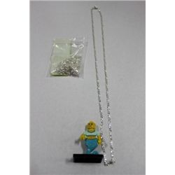 PACK OF 5 NEW LADIES STAMPED 925 CHAINS