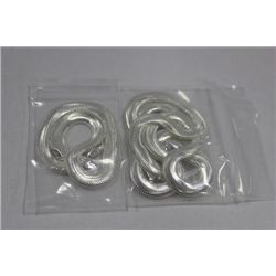 925 SILVER HERRINGBONE CHAIN AND BRACELET