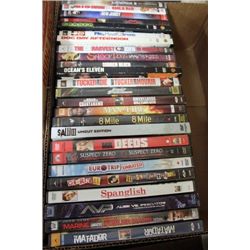BOX W/ 25 DVD MOVIES