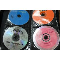 BINDER OF 48 ROCK CD'S