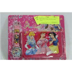 DISNEY PRINCESSES WATCH AND WALLET