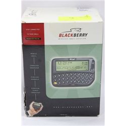 BLACKBERRY WIRELESS EMAIL ORGANIZER