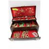 Image 1 : LARGE JEWELRY BOX W CONTENTS