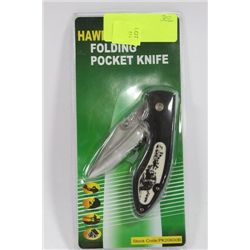 NEW HAWK FOLDING POCKET KNIFE