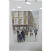 Image 1 : LIA AULBACH FRAMED WATER COLOUR CITY SCENE
