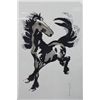 Image 1 : H, KLISCH FRAMED HORSE SILK SCREEN