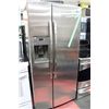 Image 1 : GE STAINLESS STEEL SIDE BY SIDE FRIDGE