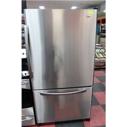 AMANA SS BOTTOM MOUNT FRIDGE