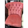 Image 1 : ESTATE PINK FABRIC WING BACK CHAIR