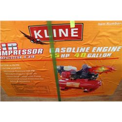K-LINE 15 HP 40 GALLON GAS AIR COMPRESSOR