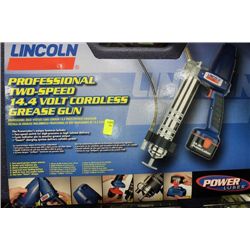 LINCOLN 14.4 CORDLESS GREASE GUN