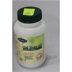 BOTTLE OF 100 COD LIVER OIL SOFT GELS