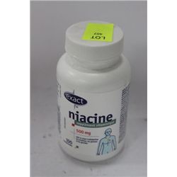 BOTTLE W 100 NIACIN VITAMIN SUPPLEMENT TABLETS