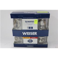 WEISER SMARTKEY SINGLE CYLINDER KEYED ENTRY ON