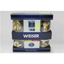 WEISER SMARTKEY SINGLE CYLINDER KEYED ENTRY ON