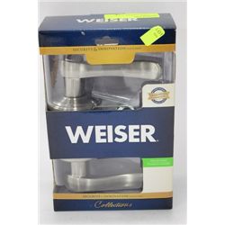 WEISER ST STEEL HALL AND CLOSET HANDLE SET