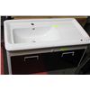 Image 1 : BJS 1002 CERAMIC TOP FLOATING BATHROOM VANITY