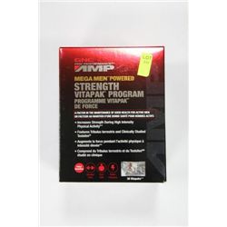 BOX W GNC MEGA MEN STRENGTH VITA PACKS
