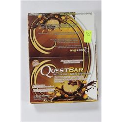 BOX OF 12 QUEST BAR PROTEIN BARS ON CHOICE