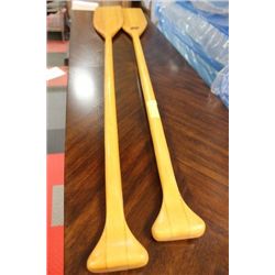 PAIR OF CANOE PADDLES