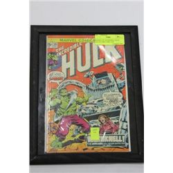 FRAMED THE INCREDIBLE HULK COLLECTORS COMIC #185