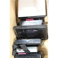 BOX OF PORTABLE DVD PLAYERS