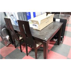KITCHEN TABLE W 4 SIDECHAIRS