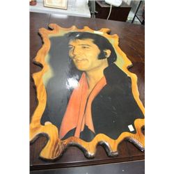 LARGE ELVIS PLAQUE WALL HANGING 22" X 35"