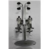 Image 1 : CHROME - 4 BOTTLE LIQUOR DISPENSER