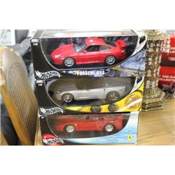DIE-CAST 1:18 SCALE COLLECTOR CARS X3