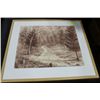 Image 1 : LIA AULBACH FRAMED FOREST SCENE PRINT