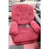 Image 1 : RED POWER RECLINING SOFA CHAIR