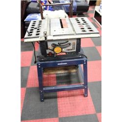 RYOBI 10" TABLE SAW WITH STAND